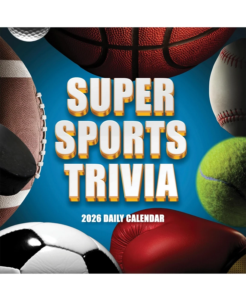 2026 Sports Facts & Trivia Wall Calendar