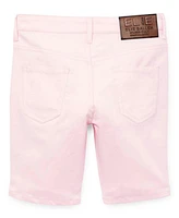 Elie Balleh Big Boys Pink Cotton Twill Short
