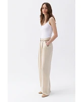Nocturne Women's Pleated Palazzo Pants