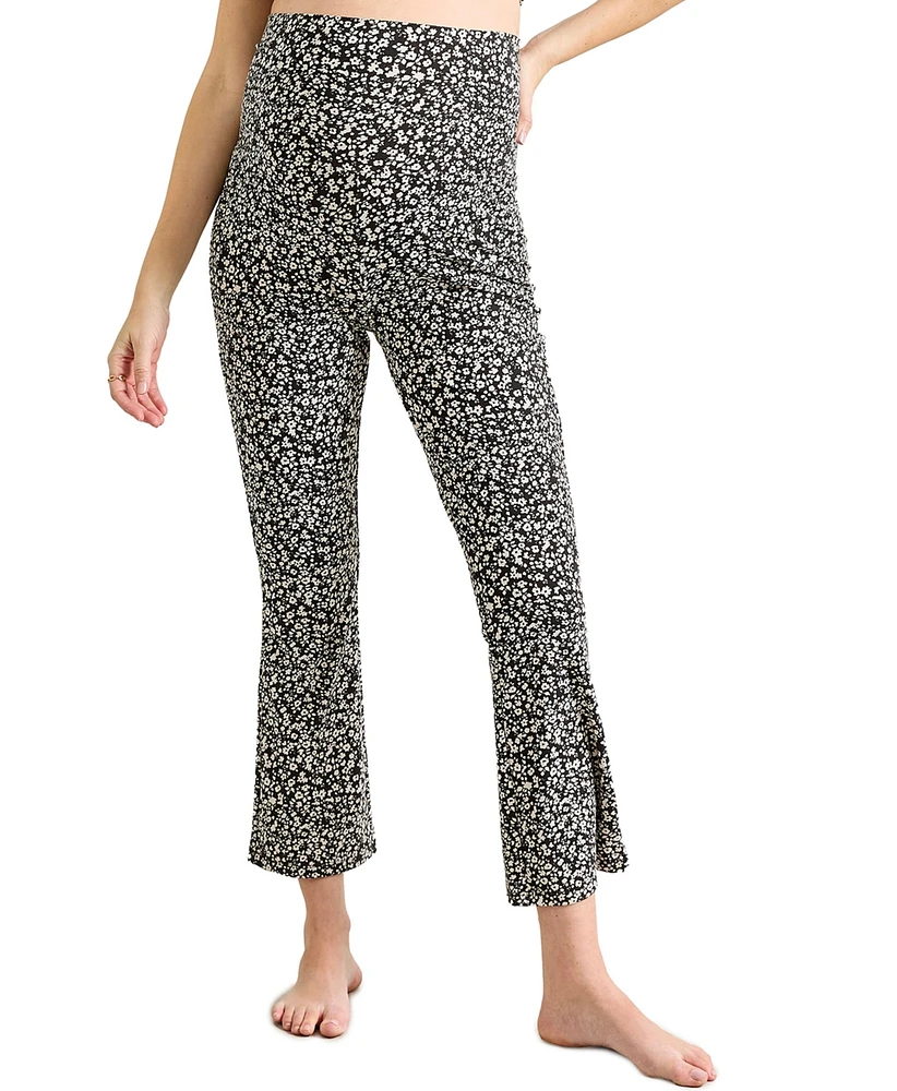 Hatch Collection Maternity The Ultimate Over the Bump Crop Flare Legging
