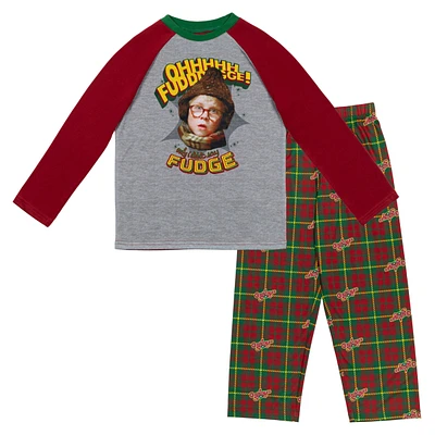 A Christmas Story Boys Pullover Pajama Shirt and Pants Sleep Set