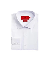 Elie Balleh Little Boys White Slim Fit Swirl Print Button-Down Shirt