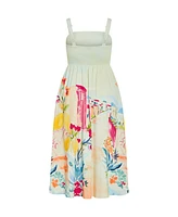 City Chic Plus Sorrento Print Maxi Dress