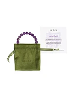 Manifest Collection | Calm — Purple Crystal Beaded Bracelet