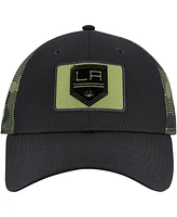 Fanatics Men's Black Los Angeles Kings Authentic Pro Military Appreciation Adjustable Hat