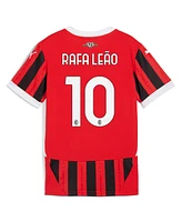 Puma Big Boys and Girls Rafael Leao Red Ac Milan 2024/25 Home Replica Player Jersey