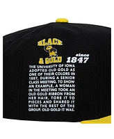 Mitchell & Ness Men's Carolina Blue/Gold Iowa Hawkeyes Team Origins Snapback Hat
