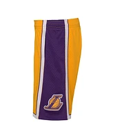 Mitchell & Ness Big Boys and Girls Gold Los Angeles Lakers Swingman Shorts
