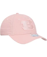 New Era Women's Light Pink Cincinnati Bengals Main 9TWENTY Adjustable Hat