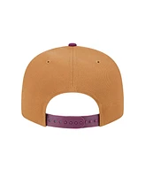New Era Men's Brown/Purple Atlanta Braves Color Pack Two-Tone 9FIFTY Snapback Hat