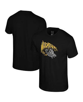 Stadium Essentials Men's and Women's Black Golden State Warriors 2025 Nba Playoffs Swish T-Shirt