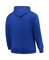 '47 Brand Men's Royal Chicago Cubs Big Tall Velocity Fleece Pullover Hoodie