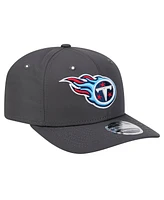 New Era Men's Graphite Tennessee Titans Main 9SEVENTY Stretch Snap Hat