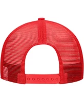 New Era Men's Red Los Angeles Angels Labeled 9SEVENTY Stretch-Snap Adjustable Hat