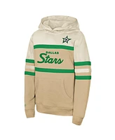 Mitchell & Ness Big Boys and Girls Tan Dallas Stars Head Coach Pullover Hoodie