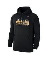 Nike Men's Black Vanderbilt Commodores 2025 Baseball Week Club Fleece Pullover Hoodie