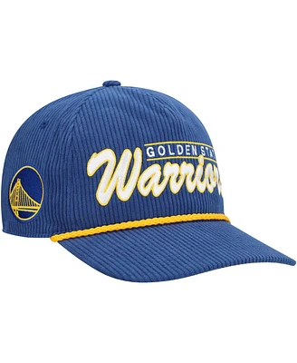 '47 Brand Men's Royal Golden State Warriors Double Header Sidepatch Cord Hitch Adjustable Hat