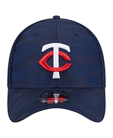 New Era Men's Navy Minnesota Twins Subtle Camo 39THIRTY Flex Hat
