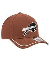 New Era Men's Brown Buffalo Bills Motorsport 9FORTY Adjustable Hat