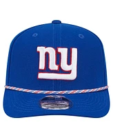 New Era Men's Royal New York Giants Gameday Multi Rope 9SEVENTY Stretch Snap Hat