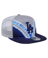 New Era Men's Los Angeles Dodgers Tie-Dye Golfer Trucker Adjustable Hat