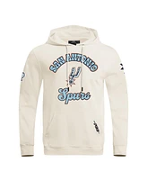 Pro Standard Men's Cream San Antonio Spurs 2024/25 City Edition Pullover Hoodie