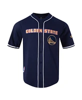 Pro Standard Men's Navy Golden State Warriors 2024/25 City Edition Mesh Baseball Jersey