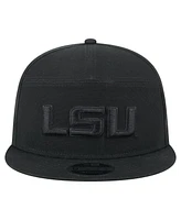 New Era Men's Black Lsu Tigers Adventure Canvas Split Panel 9FIFTY Snapback Hat