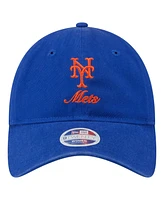 New Era Women's Royal New York Mets Preppy Team 9TWENTY Adjustable Hat