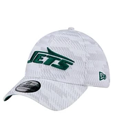 New Era Men's White York Jets Gameday Graded 39THIRTY Flex Hat