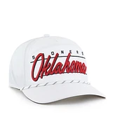'47 Brand Men's White Oklahoma Sooners Condor Hitch brrr° Adjustable Hat