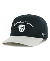 '47 Brand Women's Black Milwaukee Brewers Stable Hitch Adjustable Hat