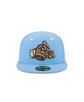 New Era Men's Light Blue Louisville Bats Theme Nights 59FIFTY Fitted Hat