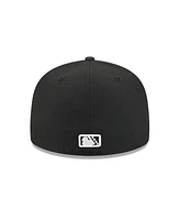 New Era Men's Black Greenville Drive theme Nights 59FIFTY Fitted Hat