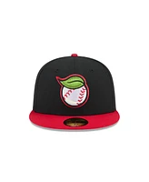 New Era Men's Black Fresno Grizzlies Theme Nights 59FIFTY Fitted Hat