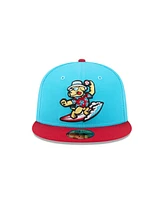 New Era Men's Blue Clearwater Threshers theme Nights 59FIFTY Fitted Hat