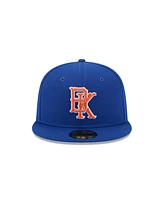 New Era Men's Blue Brooklyn Cyclones theme Nights 59FIFTY Fitted Hat