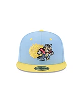 New Era Men's Light Blue Amarillo Sod Poodles Theme Nights 59FIFTY Fitted Hat