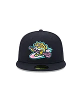 New Era Men's Navy Jersey Shore BlueClaws theme Nights 59FIFTY Fitted Hat