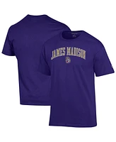 Champion Men's Purple James Madison Dukes Arch Over Logo T-Shirt