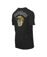 New Era Men's Black Athletics Sugar Skulls T-Shirt