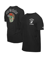 New Era Men's Black Baltimore Orioles Sugar Skulls T-Shirt