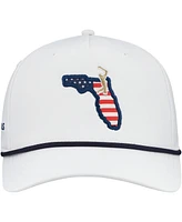 Ahead Men's White The Players Americana Alto Rope Adjustable Hat