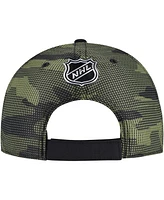 Fanatics Men's Black/Camo Winnipeg Jets Authentic Pro Military Appreciation Adjustable Hat