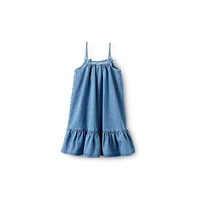 Cotton On Little Girls Little/Big Scarlette Denim Sleeveless Dress
