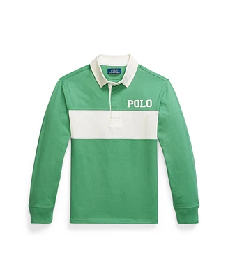 Polo Ralph Lauren Big Boys Logo Appliqued Jersey Rugby Shirt
