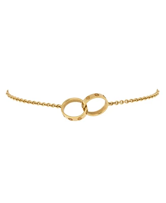 Pre-Owned Cartier Love Interlocking Bracelet 18K Gold