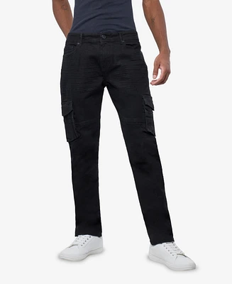 Xray Men's Slim Fit Flex Cargo Jeans