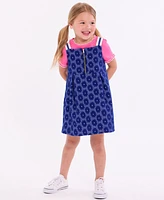 Bonnie Jean Toddler and Little Girls Floral Jumper Dress