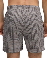 Boss by Hugo Boss Men's Micro-Print Swim Shorts